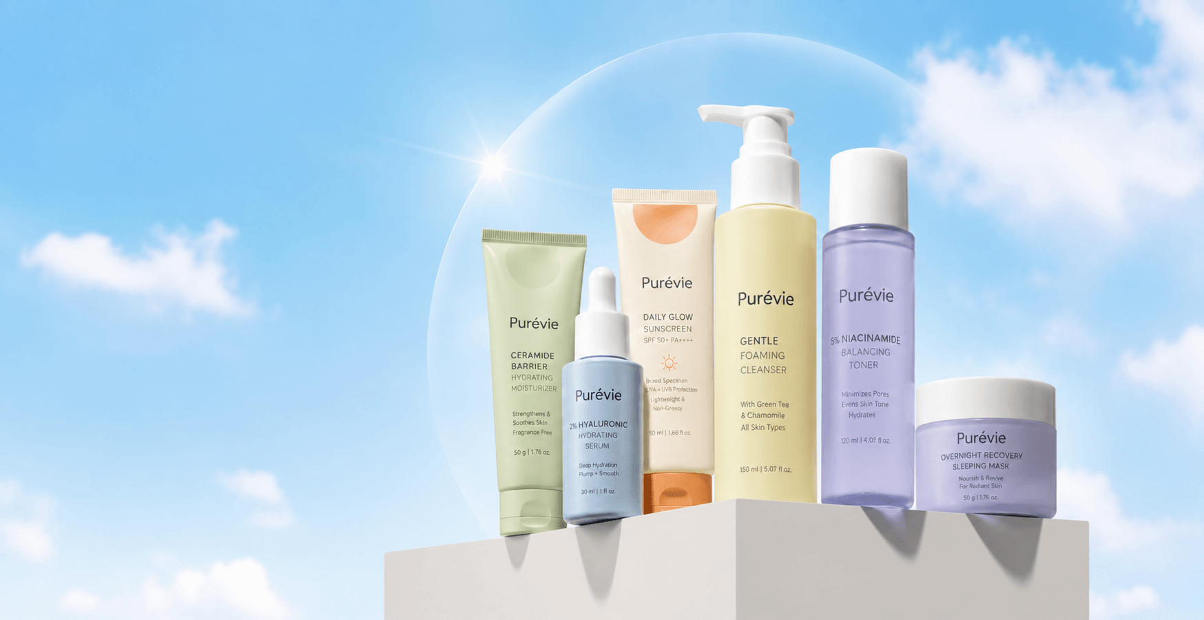 Premium Medderm skincare selection