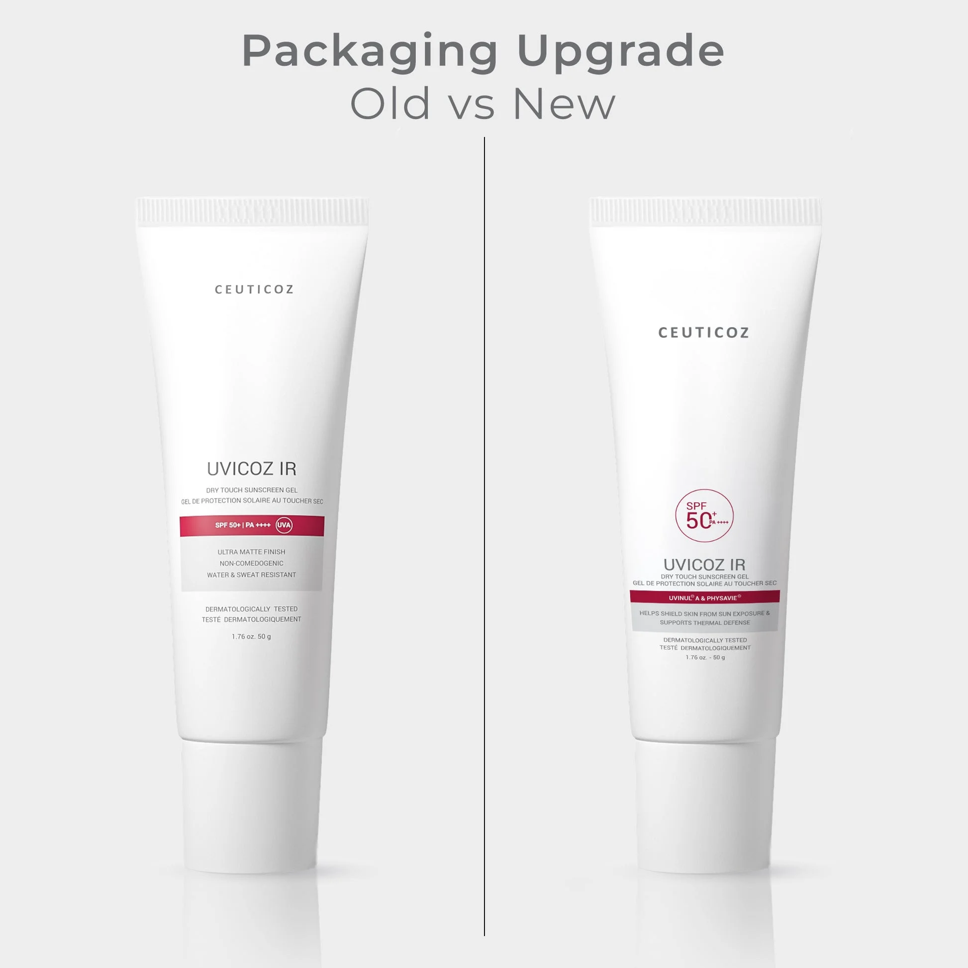 Uvicoz IR Ultra Matte Finish Dry Touch Sunscreen Gel SPF 50+ PA++++